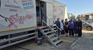 Gezici Kanser Tarama Aracı Eynesil'de Hizmete Başladı