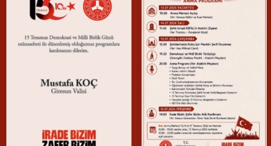 Giresun’da Demokrasi ve Millî Birlik Programları