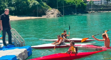 Giresun’da Genç Kano Sporcularına Ziyaret