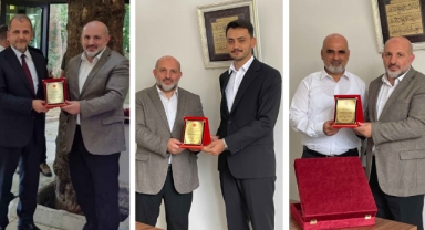 Giresun'da görev yeri değişen müftüler için veda programı düzenlendi