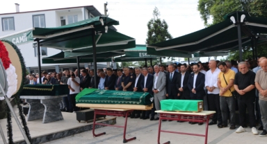 Giresun'daki kazada vefat eden 3 kişinin cenazesi defnedildi