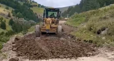 Giresun İl Özel İdaresi'nden Boyluca'ya Yol Mesaisi