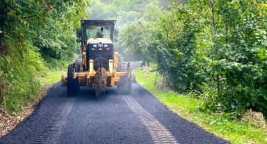 Giresun Kırsalında Asfalt Atağı Sürüyor