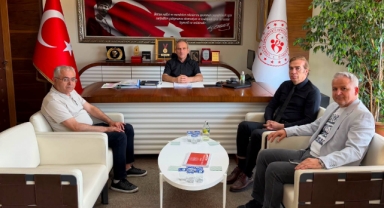 Giresun Üniversitesi Heyetinden Gençlik ve Spor İl Müdürü Ergün'e Ziyaret