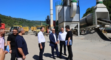 Giresun Valisi Koç'tan Üretim ve Bakım Tesislerine Yakın Takip