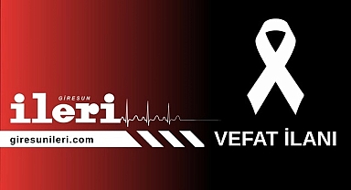Giresun Vefat İlanları 