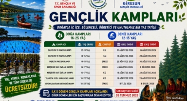 GİRESUNLU GENÇLER KÜLTÜR, TARİH VE MACERA DOLU BİR YAZA UĞURLANIYOR!