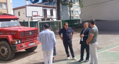 İl Millî Eğitim Müdürü Tokgöz'den Okullardaki Bakım ve Onarım Çalışmalarına İnceleme