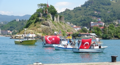Kabotaj Bayramı Tirebolu'da renkli görüntülere sahne oldu