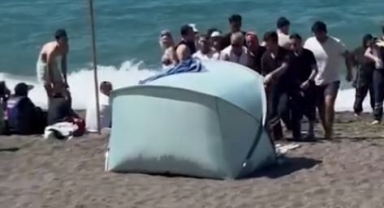 Karadeniz’de boğulmak üzereyken kurtarıldı!