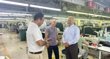 Milletvekili Temür'den Giteks Fabrikası'na Ziyaret