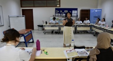 Ordu'daki yaz okuluna gelen uluslararası öğrenciler, Türkçenin yanı sıra kent kültür ve tarihini öğreniyor