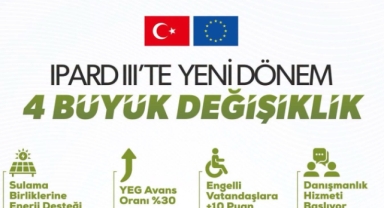 IPARD III Programı'nda Yeni Dönem: Destek Kapsamı Genişletildi