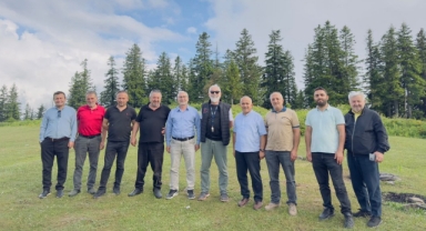 Piraziz'de Eğitim Yöneticileri Yaylada Buluştu