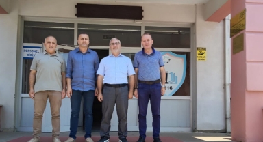 Piraziz'de Yeni Okul Müdürüne Hayırlı Olsun Ziyareti