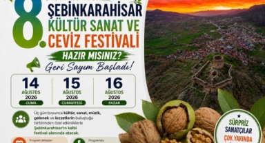 Şebinkarahisar, 8. Kültür, Sanat ve Ceviz Festivali İçin Gün Sayıyor