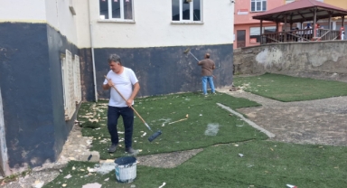 Tepeköy-Akçay İlkokulu'nun Dış Cephesi Yenilendi