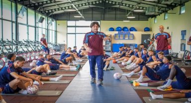 Trabzonspor, yeni sezon hazırlıklarını çift antrenmanla sürdürdü