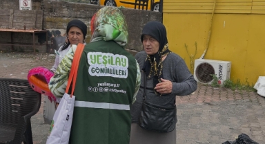 Yeşilay Giresun Kadın Komisyonu Cumartesi Pazarı’nda Sahaya İndi
