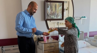 Başkan Civelekoğlu’ndan Hastalara Moral Ziyareti