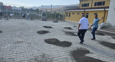 Çamoluk’ta Spor Alanlarının Çevresi Yenileniyor