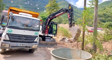 Dereli’de Köy Altyapısı İçin Çalışma Başlatıldı