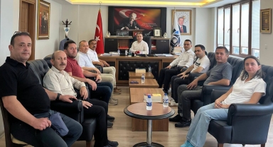 Doğankent Eğitim Camiasından Başkan Özden'e Yeni Dönem Ziyareti
