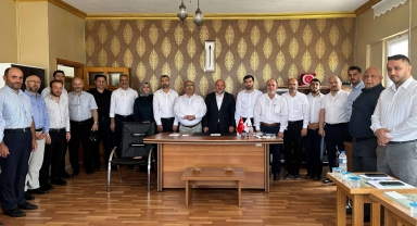 Doğankent İlçe Müftüsü İbrahim Türkan için veda programı düzenlendi
