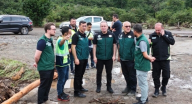 DSİ Bölge Müdürü Fatih Kişi, Keşap’ta Selden Etkilenen Bölgeleri İnceledi