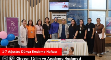 Dünya Emzirme Haftası'nda, Giresun'da Anne Sütünün Önemine Dikkat Çekildi