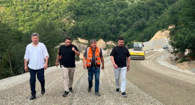 Espiye–Ericek Grup Yolunda Onarım Çalışmaları Hızla Sürüyor