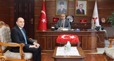 Eynesil Kaymakamı Pamuk'tan Vali Koç'a Veda Ziyareti