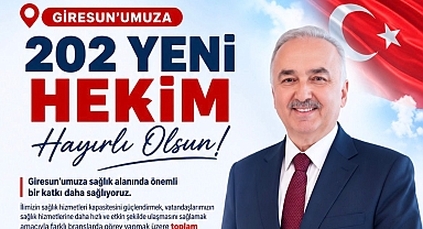 Giresun'un Sağlık Gücü Artıyor: 202 Yeni Hekim Atandı