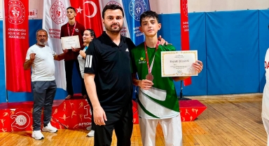 Giresunlu Sporcudan Türkiye Üçüncülüğü