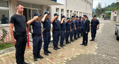Kaymakam Uşen’den Jandarma Komutanlığına Ziyaret