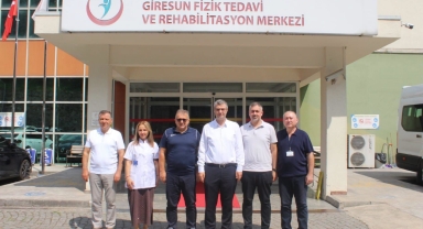 Müdür Aksoy’dan Fizik Tedavi Merkezine Ziyaret