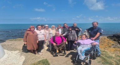 Ordu'da "Engelsiz Rota" ile engelli bireyler kentin turistik noktalarını geziyor