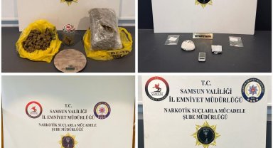 Samsun'da uyuşturucu operasyonunda 12 şüpheli gözaltına alındı