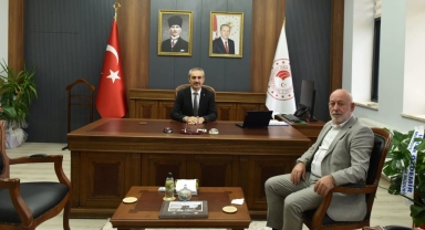 Şebinkarahisar Belediye Başkanı Şentürk'ten Orman Bölge Müdürü Yaprak'a Ziyaret