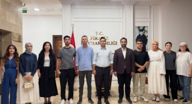TÜGVA Piraziz'den Kaymakam Kılıç'a Hayırlı Olsun Ziyareti