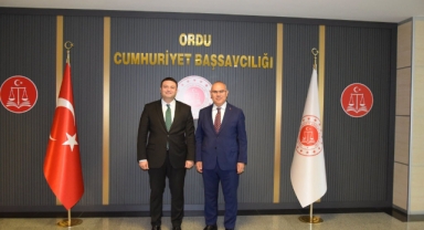 Vali Mustafa Koç'tan Ordu Cumhuriyet Başsavcısına Ziyaret