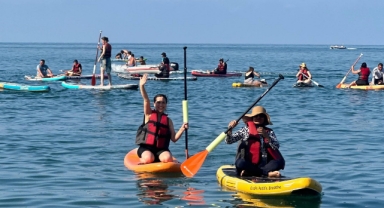 Yeşilay Giresun'dan Sağlıklı Yaşam İçin SUP Etkinliği