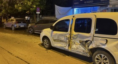 7 aracın karıştığı kazada 2 kişi yaralandı