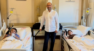 Başkan Civelekoğlu’ndan Minik Hastalara Moral Ziyareti