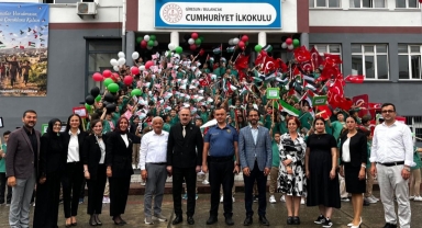 Bulancak’ta Çocuklar Barış Mesajlarını Uçurtmalarla Gökyüzüne Taşıdı