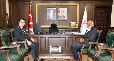 Dereli Kaymakamı Mustafa Gövercin, Kıbrıs Gazisi Hatem Çolak’ı Ağırladı