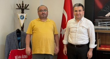 Doğankent Müftüsü Türkan'dan Başkan Özden'e Veda Ziyareti