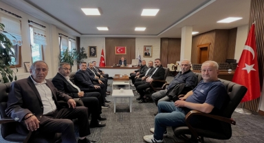 Ergin Kılıçarslan’dan Şebinkarahisar Belediye Başkanı Ömer Şentürk’e Ziyaret