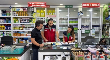 Giresun’da Bitki Koruma Ürünü Bayilerine Denetim