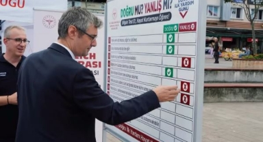 Giresun’da Dünya İlk Yardım Günü İçin Farkındalık Etkinliği